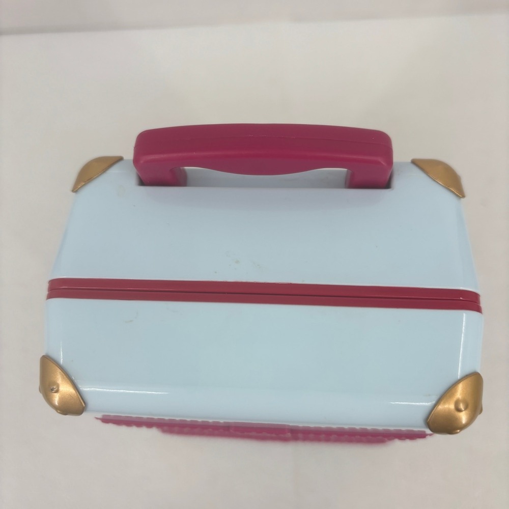American Girl Travel in Style Suitcase Doll Accessory Blue Pink Truly Me 2017 - Picture 7 of 11